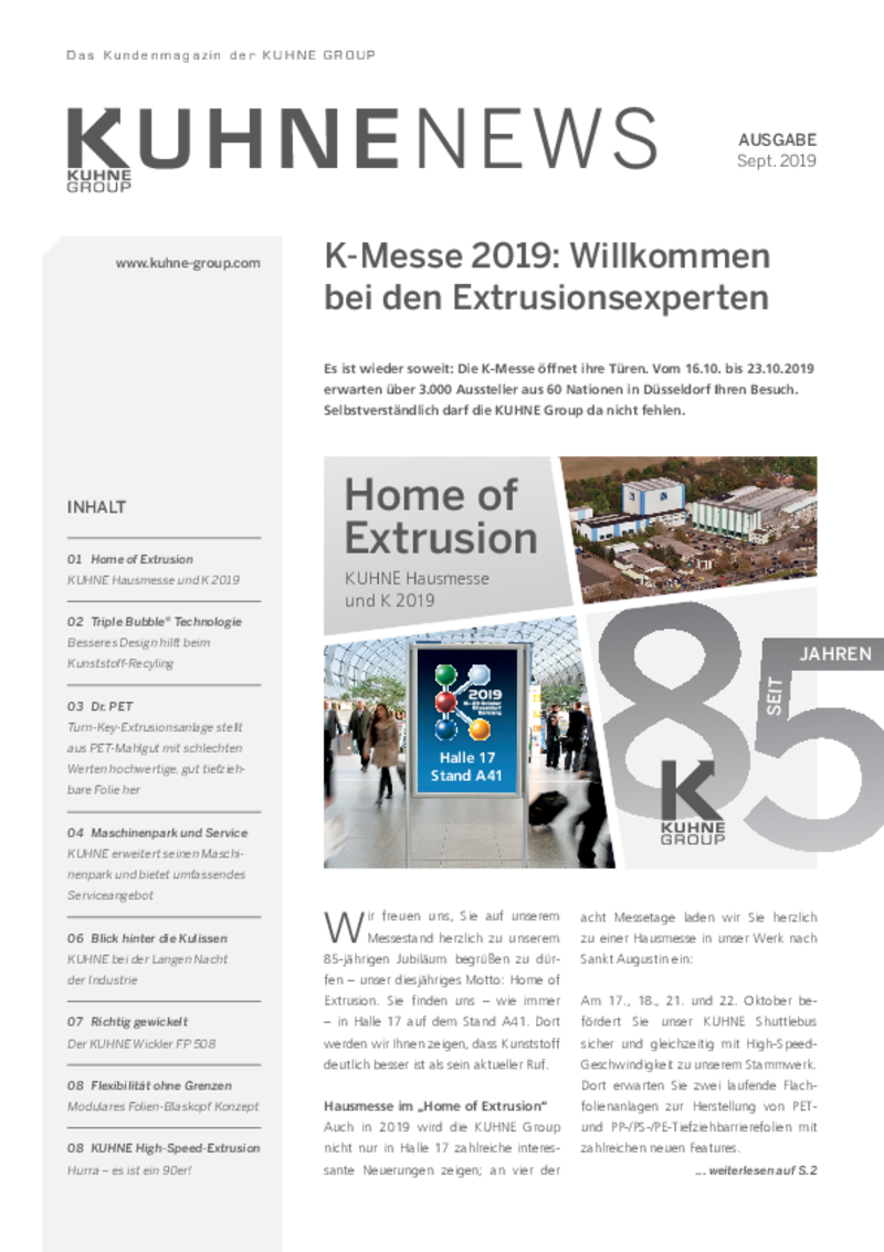 Vorschaubild KUHNE News 2019