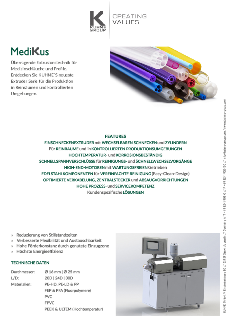 Informationsblatt zu KUHNE "Medikus"